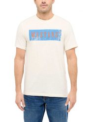 Mustang Koszulka w kolorze kremowym rozmiar: 3XL. Brązowe bezrękawniki Mustang, xl, bez wzorów, z bawełny, bez kołnierzyka, bez ramiączek. Za 57.47 zł.