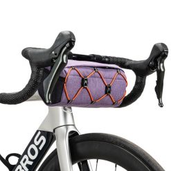 Torba rowerowa Rockbros na kierownicę 2,2L. Brązowe torby na ramię ROCKBROS, bez wzorów, z materiału, na ramię, bez dodatków. Za 99.99 zł.