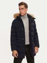 Hetregó Kurtka puchowa Parker 8N436M Granatowy Regular Fit. Niebieskie kurtki Hetregó, m, bez wzorów, z puchu, bez kaptura. Za 1,669.00 zł.