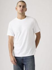 Levi's Koszulka w kolorze białym rozmiar: M. Białe bezrękawniki Levi's®, m, bez wzorów, z bawełny, bez kołnierzyka, bez ramiączek. Za 111.07 zł.