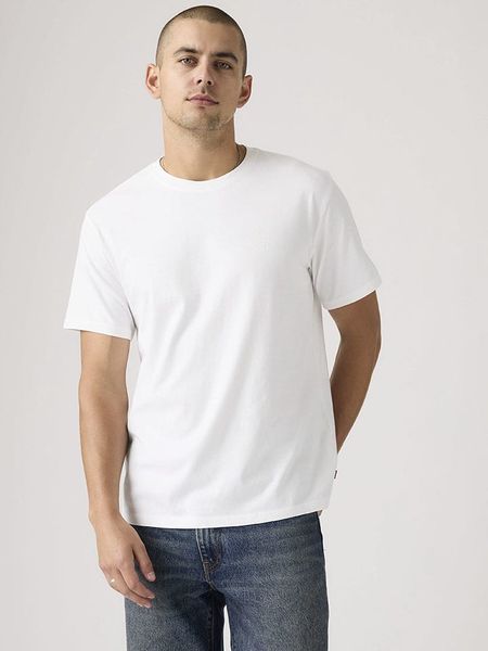 Levi's Koszulka w kolorze białym rozmiar: M. Białe bezrękawniki Levi's®, m, bez wzorów, z bawełny, bez kołnierzyka, bez ramiączek. Za 93.07 zł.