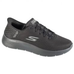 Buty do chodzenia męskie Skechers Max Cushioning Premier 2.0. Czarne buty do biegania Skechers, bez wzorów, z materiału, bez zapięcia, do biegania, skechers sport. Za 601.00 zł.