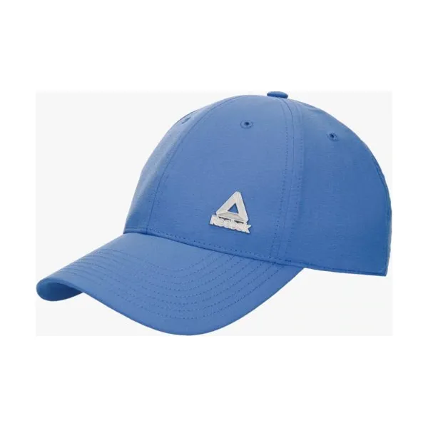 Reebok Czapka Act Fnd Badge Cap , niebieski, rozmiar ONE SIZE. Niebieskie czapki z daszkiem Reebok, z aplikacjami, z materiału. W wyprzedaży za 39.99 zł.