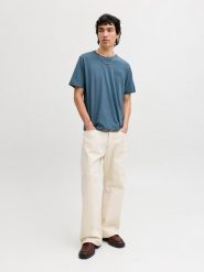 Jack & Jones Koszulka "Jjecorp" w kolorze niebieskim rozmiar: XXL. Niebieskie bezrękawniki Jack & Jones, xxl, bez wzorów, z bawełny, bez kołnierzyka, bez ramiączek. Za 41.20 zł.