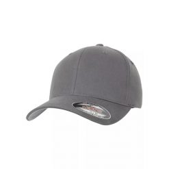 Czapka Z Daszkiem Brushed Twill. Czarne czapki z daszkiem FLEXFIT, bez wzorów, z bawełny. Za 73.99 zł.