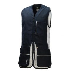 Kamizelka strzelecka dla praworęcznych Browning. Niebieskie kamizelki sportowe Browning, s, bez wzorów, z bawełny, bez kaptura. Za 505.00 zł.