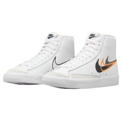 Obuwie Sportowe Męskie Nike BLAZER MID 77 FN7809 100 Mężczyzna. Białe buty do biegania Nike, bez wzorów, bez zapięcia, do biegania. Za 559.99 zł.