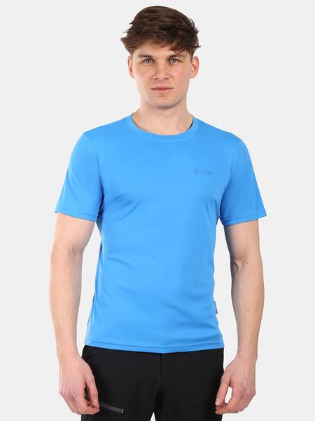 Kilpi Koszulka funkcyjna "Groovy" w kolorze niebieskim rozmiar: M. Niebieskie t-shirty sportowe Kilpi, bez wzorów, z materiału, bez ramiączek, outdoorowe. Za 97.96 zł.