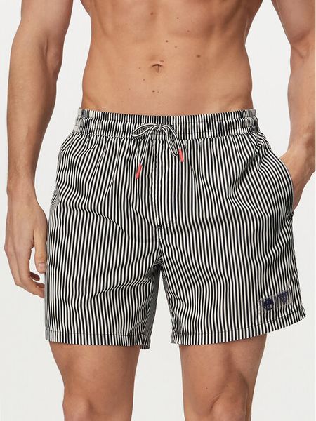 Guess Szorty kąpielowe M6GZ20 W2170 Kolorowy Regular Fit. Kąpielówki Guess, l, z aplikacjami, z syntetyku. Za 201.99 zł.