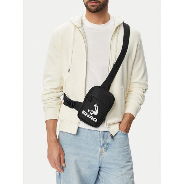 Saszetka piersiowa SHAQ. Czarne saszetki i nerki Shaq, bez wzorów, małe, bez dodatków. Za 59.99 zł.