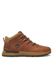 Timberland Trzewiki TB0A6DQDEJD1 Brązowy. Brązowe botki sznurowane Timberland, bez wzorów, ze skóry, bez obcasa, bez zapięcia. Za 649.99 zł.