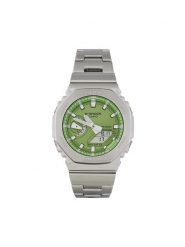 G-Shock Zegarek G-Steel GM-2110D-3AER Srebrny. Szare, analogowe zegarki G-Shock, srebrne. Za 1,259.00 zł.