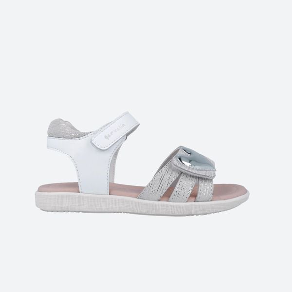 Sandały GARVALIN 252424G Biały. Białe sandały GARVALIN, ze skóry, bez zapięcia. Za 171.99 zł.