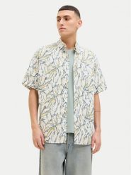 Jack&Jones Koszula Joshua 12271089 Écru Wide Fit. Koszule Jack&Jones, m, bez wzorów, z bawełny, bez kołnierzyka, bez ramiączek. Za 79.99 zł.