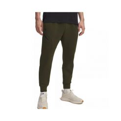 Spodnie dresowe Under Armour UNSTOPPABLE FLC JOGGER. Zielone joggery i bojówki Under Armour, xs, bez wzorów, z bawełny. Za 440.85 zł.