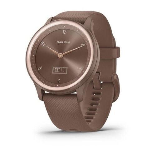 Zegarek Garmin Vivomove Sport 40mm Cocoa Peach Gold. Pomarańczowe zegarki sportowe GARMIN. Za 808.99 zł.