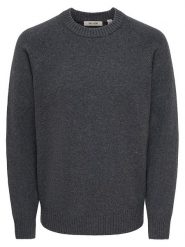 ONLY & SONS Sweter "Sejnar" w kolorze ciemnoszarym rozmiar: XXL. Szare swetry nierozpinane Only & Sons, xxl, bez wzorów, bez kołnierzyka, bez ramiączek. Za 159.95 zł.