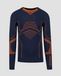 Longsleeve termoaktywny męski X-Bionic Energy Accumulator Light Shirt LS. Czarne bielizna termoaktywna X BIONIC, na zimę, l, bez wzorów, z materiału, bez ramiączek, narciarskie. Za 719.99 zł.