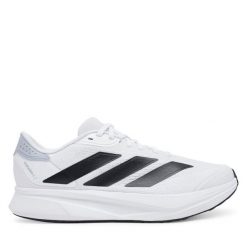 Buty do biegania adidas. Białe buty do biegania Adidas, bez wzorów, bez zapięcia, do biegania. Za 249.99 zł.