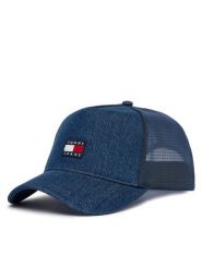 Tommy Jeans Czapka z daszkiem Tjm Hertiage Denim Trucker AM0AM14205 Niebieski. Niebieskie czapki z daszkiem Tommy Jeans, bez wzorów, z bawełny. Za 169.99 zł.
