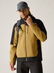 Regatta Kurtka przeciwdeszczowa "Highton IV Stretch" w kolorze żółtym rozmiar: XL. Żółte kurtki przeciwdeszczowe Regatta, m, bez wzorów, bez kaptura. Za 175.26 zł.