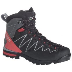 Buty trekkingowe męskie Dolomite Crodarossa Pro GTX. Czarne trekkingi Dolomite, bez wzorów, bez zapięcia. W wyprzedaży za 600.00 zł.