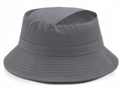 Przewiewny Kapelusz Bucket (Wędkarsko-Działkowy) - Pako Jeans - Grafit. Szare kapelusze Pako Jeans, bez wzorów, z bawełny. Za 49.99 zł.