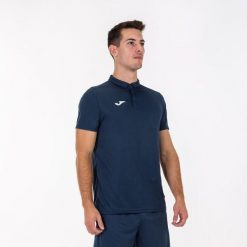 Koszulka polo do tenisa męska Joma Hobby. Niebieskie koszulki polo Joma, l, bez wzorów, bez kołnierzyka, bez ramiączek. Za 159.00 zł.