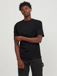 Jack & Jones Koszulka w kolorze czarnym rozmiar: L. Czarne bezrękawniki Jack & Jones, l, bez wzorów, z bawełny, bez kołnierzyka, bez ramiączek. Za 57.47 zł.