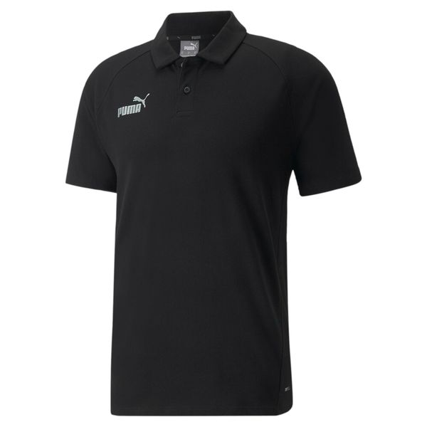 Podkoszulek męskie Puma Teamfinal Casuals Polo. Czarne koszulki polo Puma, m, bez wzorów, z bawełny, bez kołnierzyka, bez ramiączek. Za 144.99 zł.