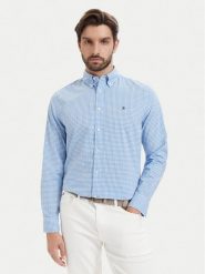Tommy Hilfiger Koszula Poplin MW0MW43319 Niebieski Regular Fit. Niebieskie koszule Tommy Hilfiger, m, bez wzorów, z bawełny, bez kołnierzyka, bez ramiączek. Za 329.99 zł.
