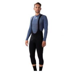 Spodnie rowerowe 3/4 męskie Alé Cycling Solid Winter. Czarne spodenki rowerowe ALÉ CYCLING, m, bez wzorów, rowerowe. W wyprzedaży za 370.99 zł.