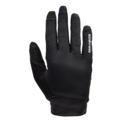 Rękawiczki Rowerowe Unisex Dla Dorosłych MX100 Z Odblaskowymi Detalami. Czarne rękawiczki Meteor, bez wzorów. Za 119.99 zł.