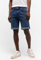 MĘSKIE SZORTY MUSTANG Chicago Shorts Z Denim Blue 1015691 5000 883. Niebieskie szorty Mustang, m, bez wzorów, z denimu. Za 149.99 zł.