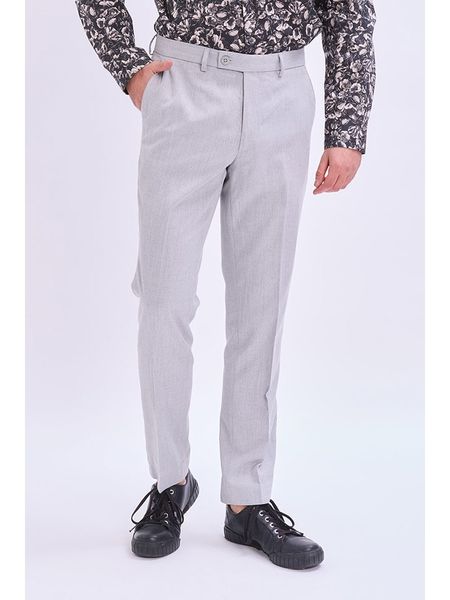 Marks & Spencer Spodnie chino w kolorze jasnoszarym rozmiar: 40. Szare eleganckie spodnie Marks & Spencer. Za 65.54 zł.