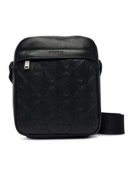 Calvin Klein Saszetka Emblem Aop Deboss Reporter LV04D3562G Czarny. Czarne saszetki i nerki CALVIN KLEIN, bez wzorów, ze skóry. Za 369.99 zł.