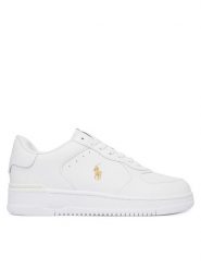 Polo Ralph Lauren Sneakersy Masters Court 809967888001 Biały. Białe buty sportowe casual Polo Ralph Lauren, bez wzorów, ze skóry, bez zapięcia. Za 689.99 zł.