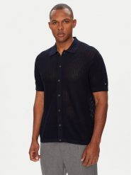 Tommy Hilfiger Koszula MW0MW39530 Granatowy Regular Fit. Niebieskie koszule Tommy Hilfiger, m, bez wzorów, z bawełny, bez kołnierzyka, bez ramiączek. Za 649.99 zł.