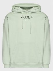 Kaotiko Bluza Unisex Vancouver AL006-05-G002 Zielony Relaxed Fit. Zielone bluzy Kaotiko, m, bez wzorów, z bawełny, bez kaptura. Za 239.99 zł.