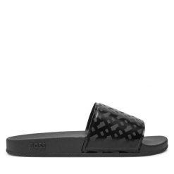 Klapki BOSS. Czarne klapki Boss. Za 319.99 zł.