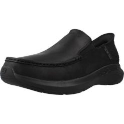 Trampki Skechers Model Slip-ins: Parson-oswin Kolor Czarny. Czarne trampki Skechers, m, bez wzorów, przed kostkę, bez zapięcia. Za 379.99 zł.