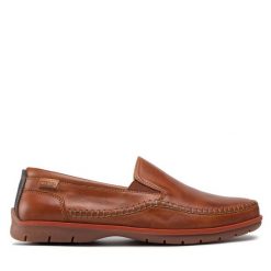 Półbuty Pikolinos. Brązowe eleganckie półbuty Pikolinos, bez wzorów, bez obcasa, bez zapięcia. Za 389.99 zł.
