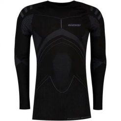 Koszulka termiczna z włókna węglowego Massi Evolution M/C. Czarne bielizna termoaktywna MASSI, na zimę, m, bez wzorów, bez ramiączek, rowerowe. Za 264.50 zł.