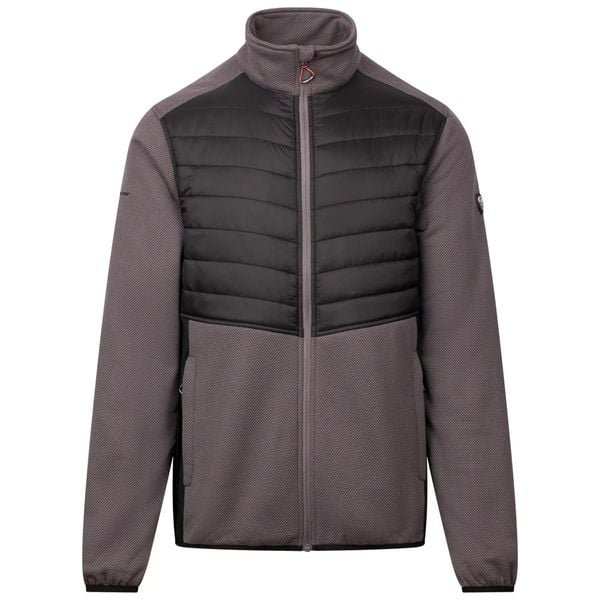 Męska Kurtka Hybrydowa Hanlonton Fleece AT200. Szare kurtki Trespass, na zimę, m, bez wzorów, z dzianiny, bez kaptura. Za 464.99 zł.