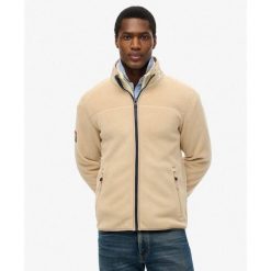 Polar Superdry Active. Brązowe bluzy z polaru Superdry, m, bez wzorów, z polaru, bez kaptura. Za 408.20 zł.