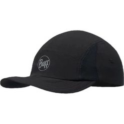 Czapka Buff 5 Panelr Solid. Czarne czapki z daszkiem Buff, bez wzorów, z elastanu. Za 149.99 zł.