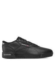 Reebok Sneakersy Exofit Lo Clean Logo Int AR3168 Czarny. Czarne buty sportowe casual Reebok, bez wzorów, ze skóry, bez zapięcia. Za 199.99 zł.