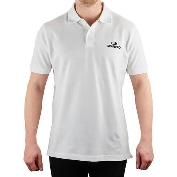 Odzież T-shirts unisex SkatePro Heavy Polo Koszulka - M - Biały. Biała koszulki polo SKATEPRO, m, bez wzorów, z bawełny, bez kołnierzyka, bez ramiączek. Za 193.50 zł.