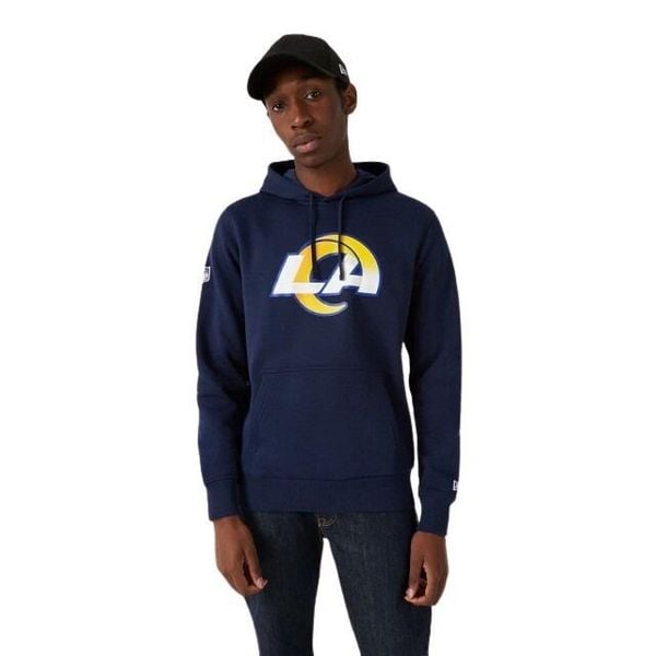 Bluza z kapturem Los Angeles Rams NFL. Niebieskie bluzy New Era, m, bez wzorów, z kapturem. Za 293.50 zł.