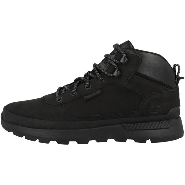 Botki Timberland Field Trekker Mid czarne. Czarne buty trekkingowe Timberland, na zimę, bez wzorów, z gumy, bez zapięcia. Za 550.55 zł.